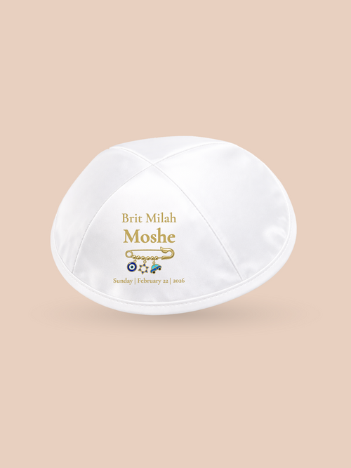 Baby Pin & Charms – Brit Milah Kippah