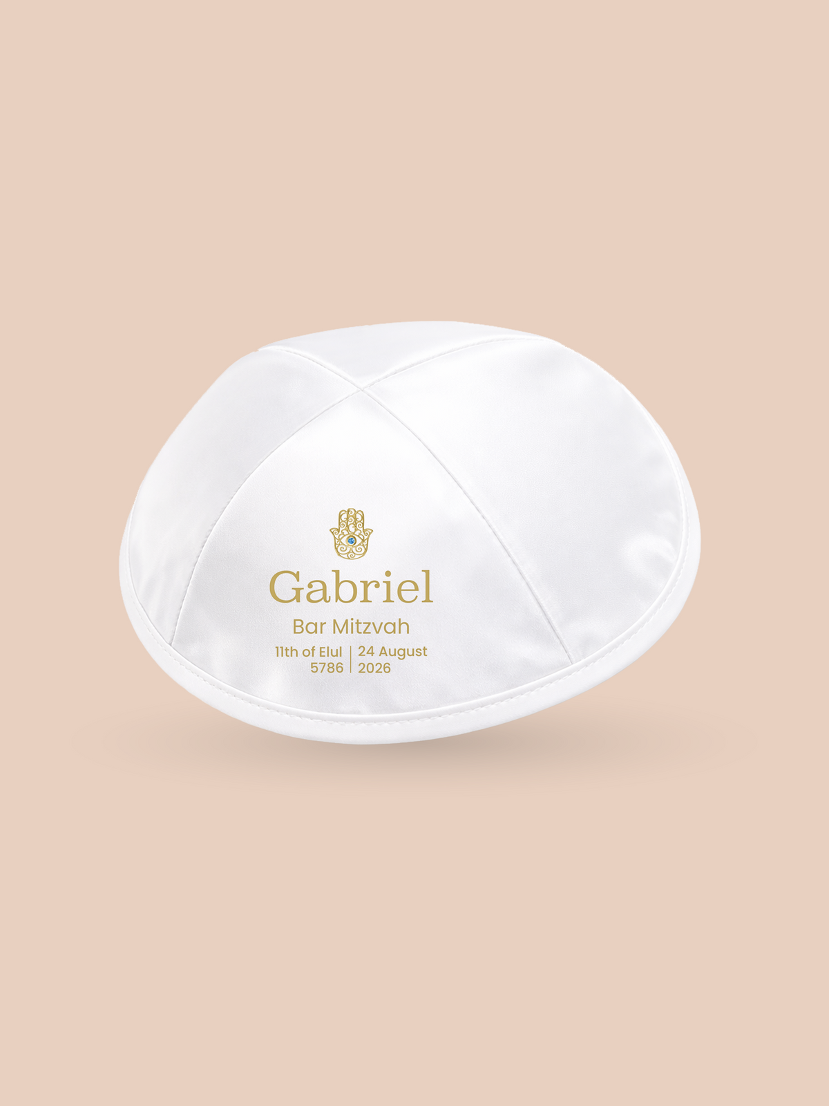 Hamsa Hand – Bar Mitzvah Kippah