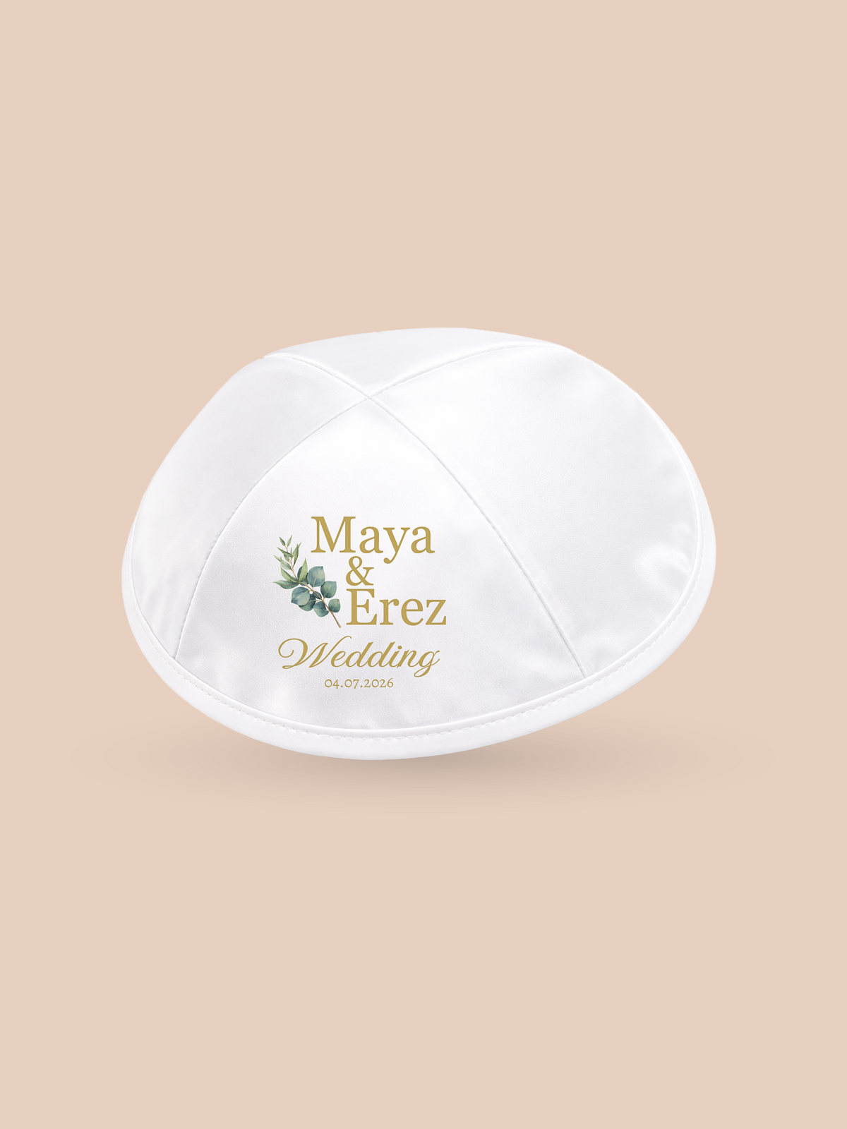 Eucalyptus Greenery – Wedding Kippah