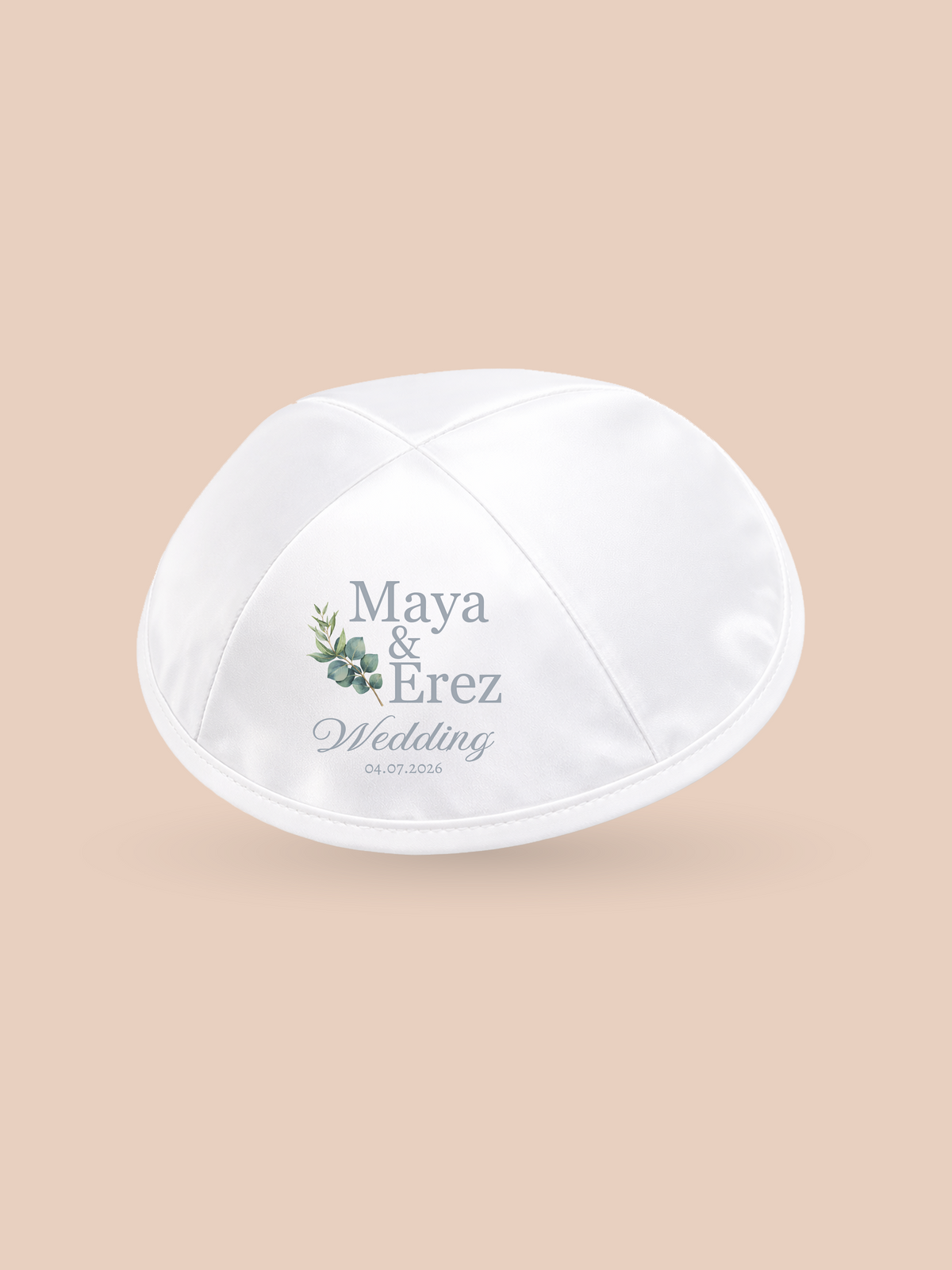 Eucalyptus Greenery – Wedding Kippah