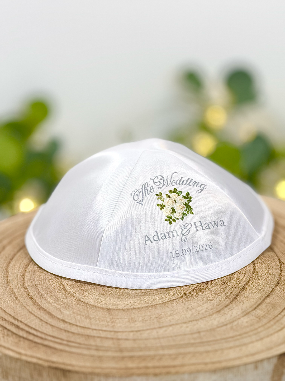 Floral Bouquet – Wedding Kippah