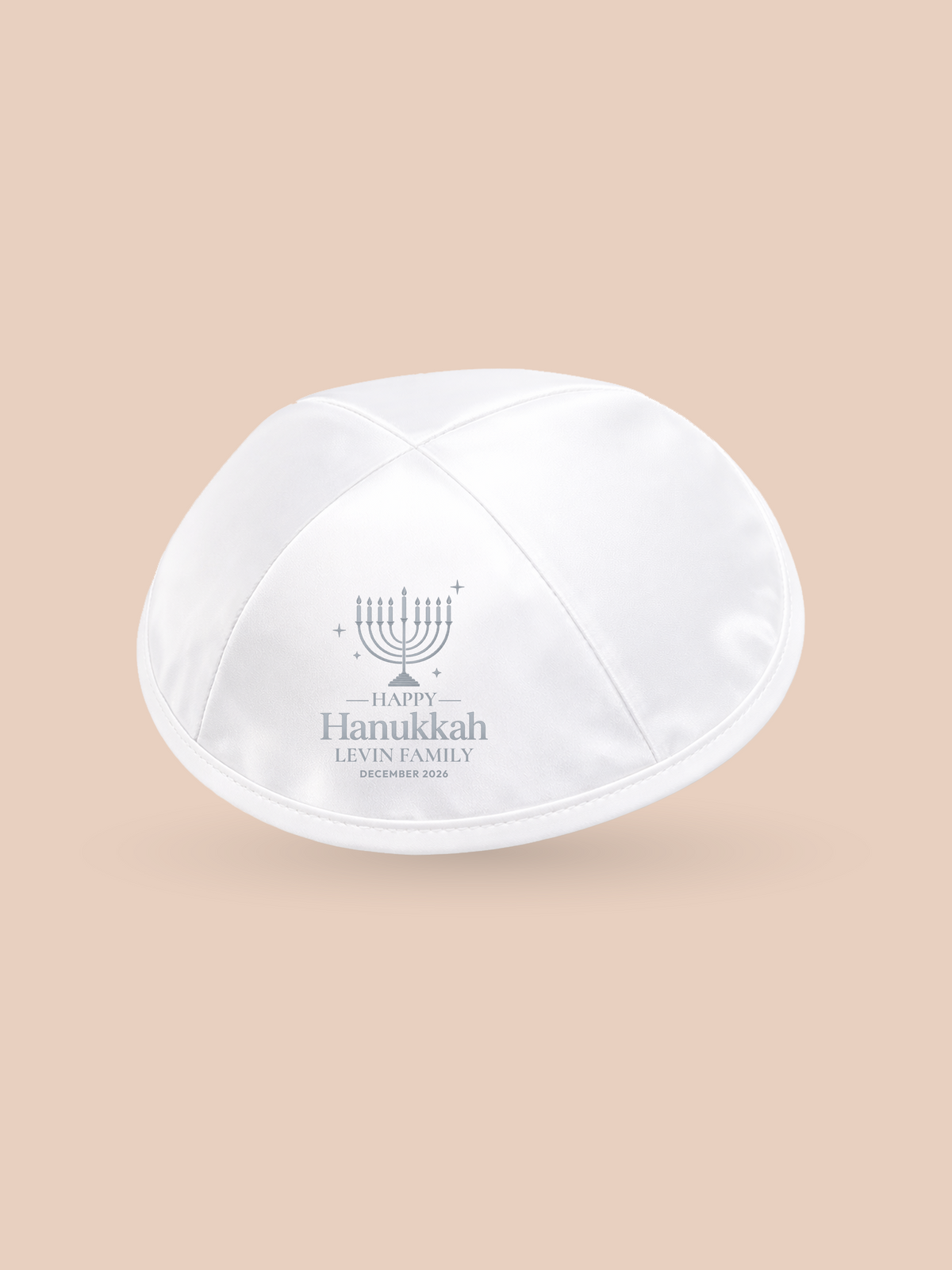 Hanukkah Menora - Holiday Kippah