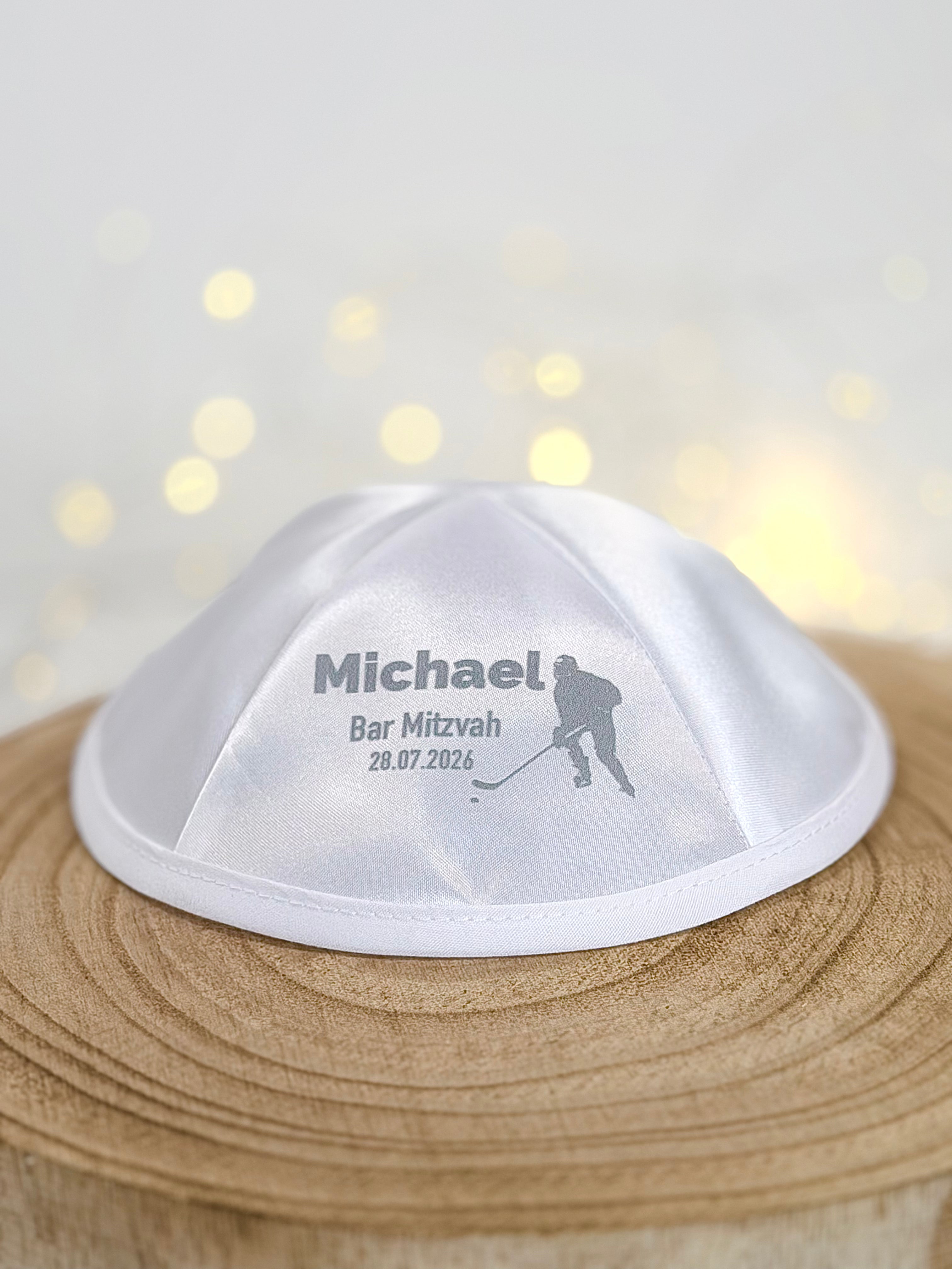 Hockey Player – Bar Mitzvah Kippah