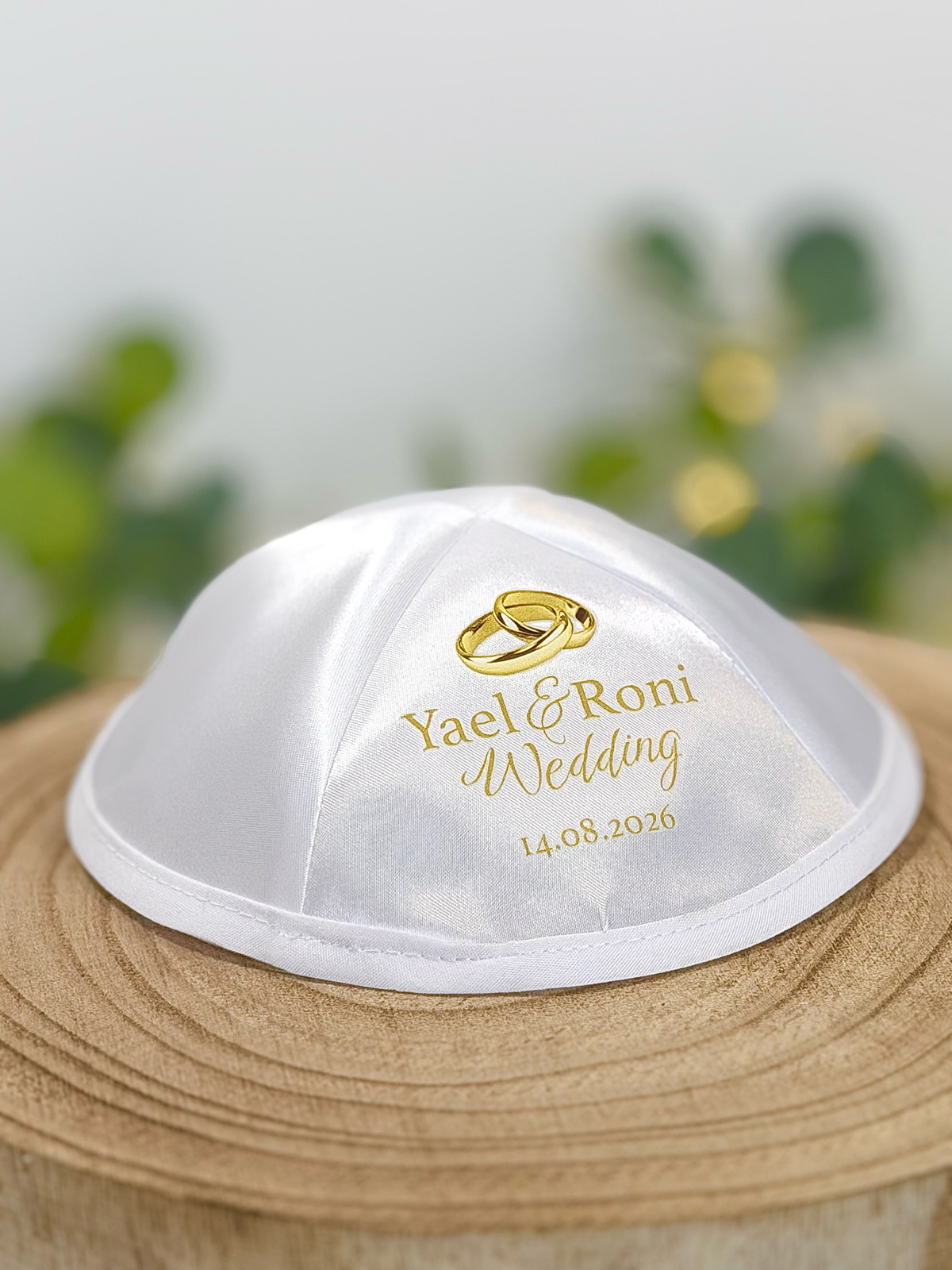 Interlocking Rings – Wedding Kippah