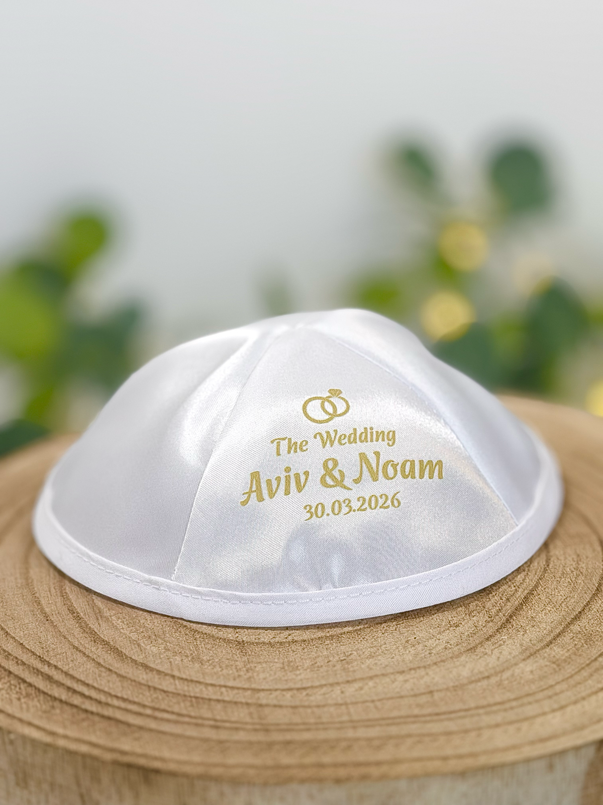 Simple Rings – Wedding Kippah