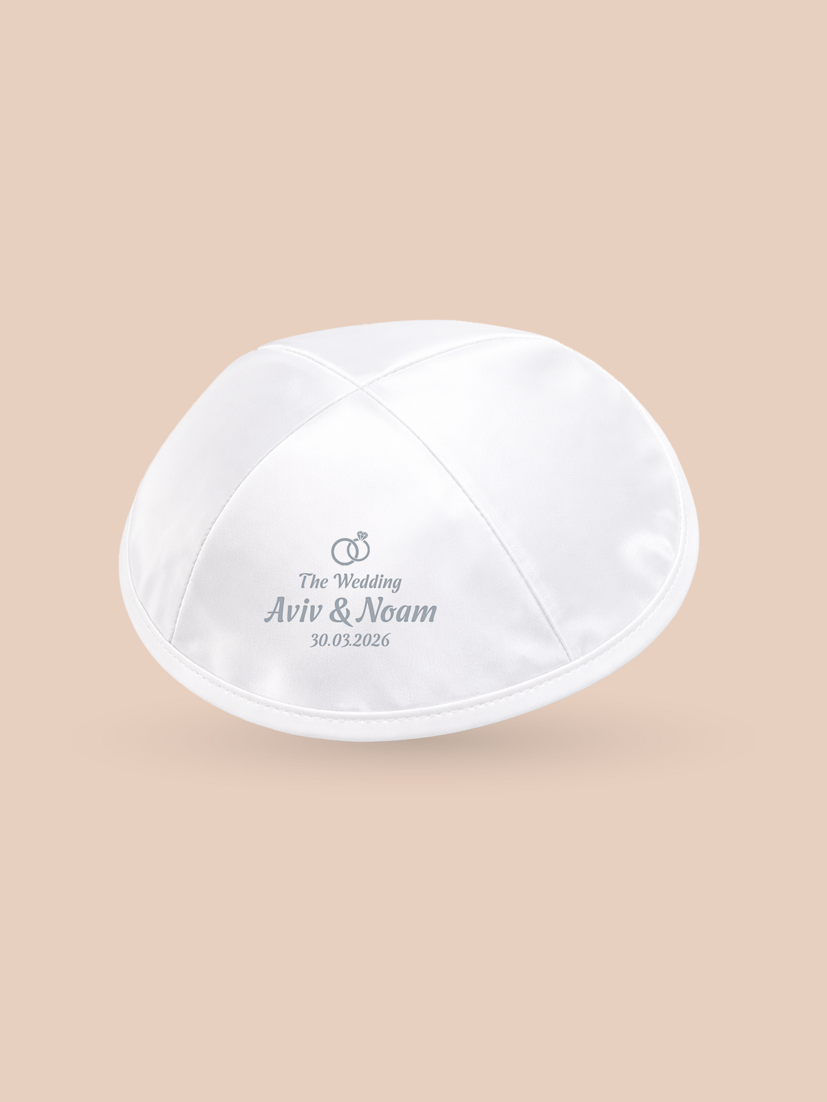 Simple Rings – Wedding Kippah