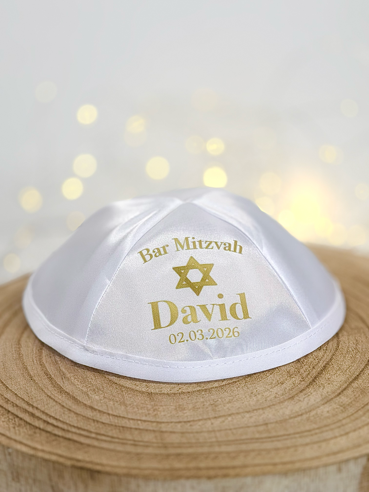 Star of David – Bar Mitzvah Kippah
