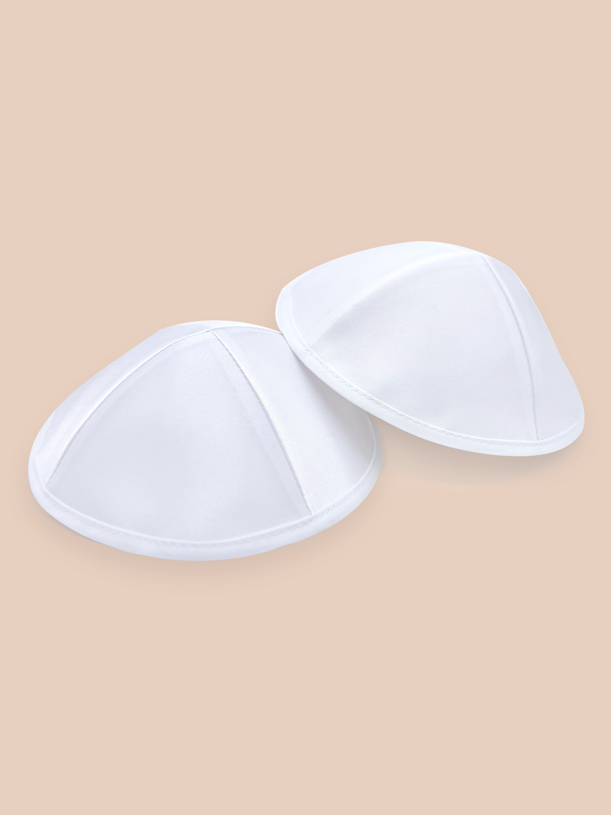 Blank Lined Satin Kippah