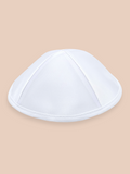 Blank Lined Satin Kippah